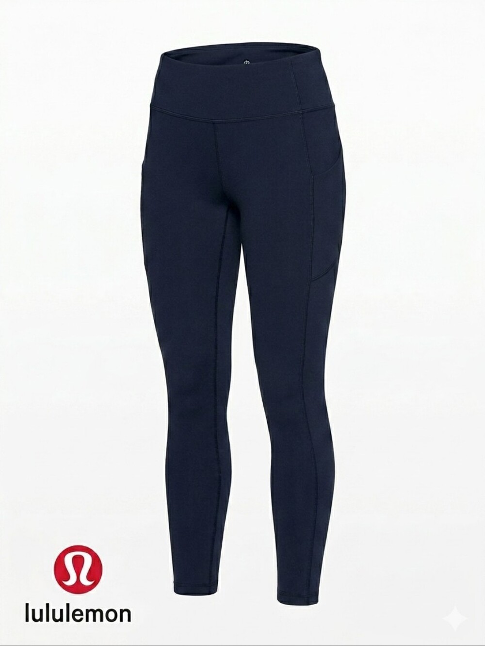 Lululemon All The Right Places Leggings Luxtreme Pocket Running Gym Navy Women 2